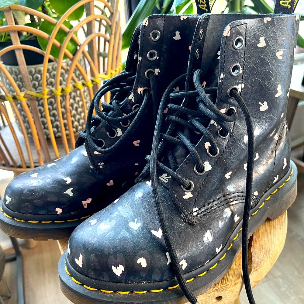 Dr. Martens limited edition with hearts